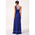 Dropshipping Service Hot Sale Grace Karin Ladies Chiffon One Shoulder Robe de bal Royal Blue Long CL6022-1